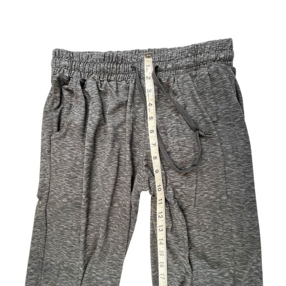 Real Essentials Joggers Medium Heather Gray Soft Knit Athleisure Lounge Pants - Picture 4 of 11